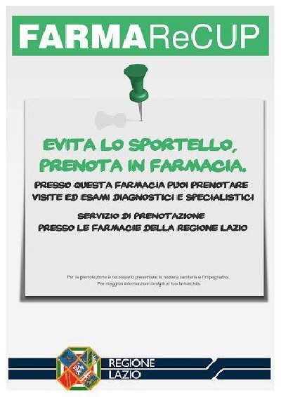 Prenota presso questa farmacia - Bacheca - Farmacia Toti | Medicinali e preparati galenici | Civitavecchia, RM